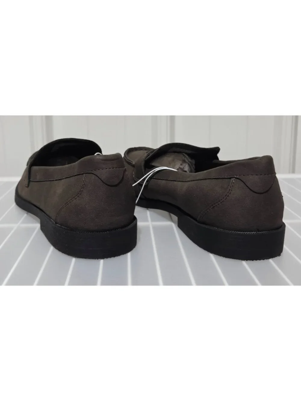 Goodfellow Orson Dark Brown Faux Suede Casual Dress Penny Loafers -- Men's 8